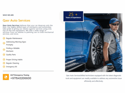 Discover unparalleled automotive care with Qasr Auto Services