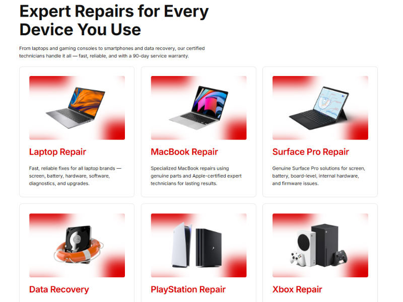 Expert IT Device Repair Services in UAE