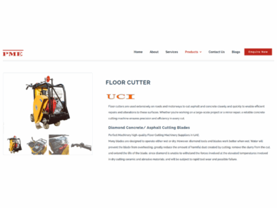 Concrete Cutting Machine - PME Dubai