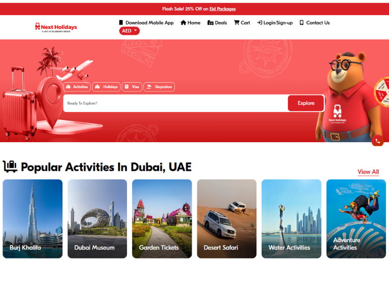Next Holidays | Best Travel Agency In Dubai, UAE