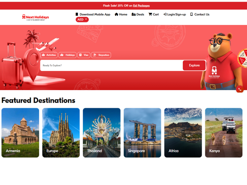 Next Holidays | Best Travel Agency In Dubai, UAE