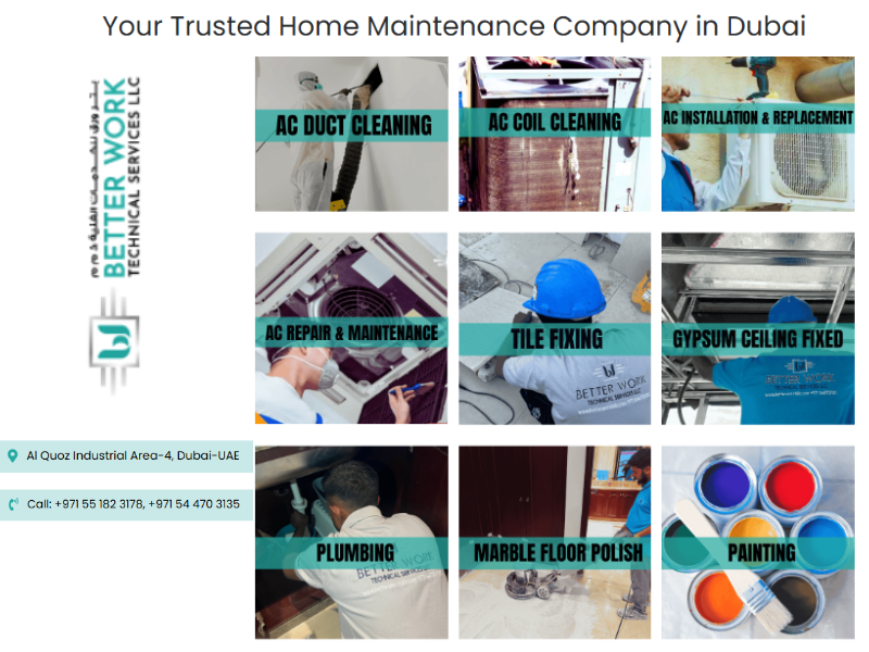 Best Home Maintenance Company in Dubai | BetterWorkts LLC