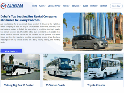 Bus Rental Dubai @Alweam Passenger Transport