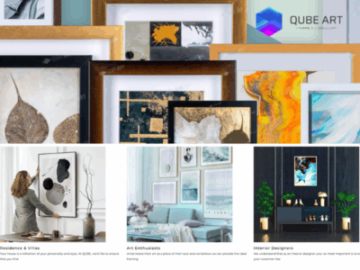 Qube Art Frames | Gallery - Al Mina Road