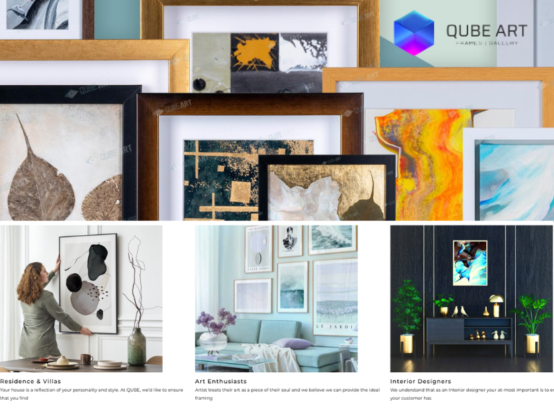 Qube Art Frames | Gallery - Al Mina Road